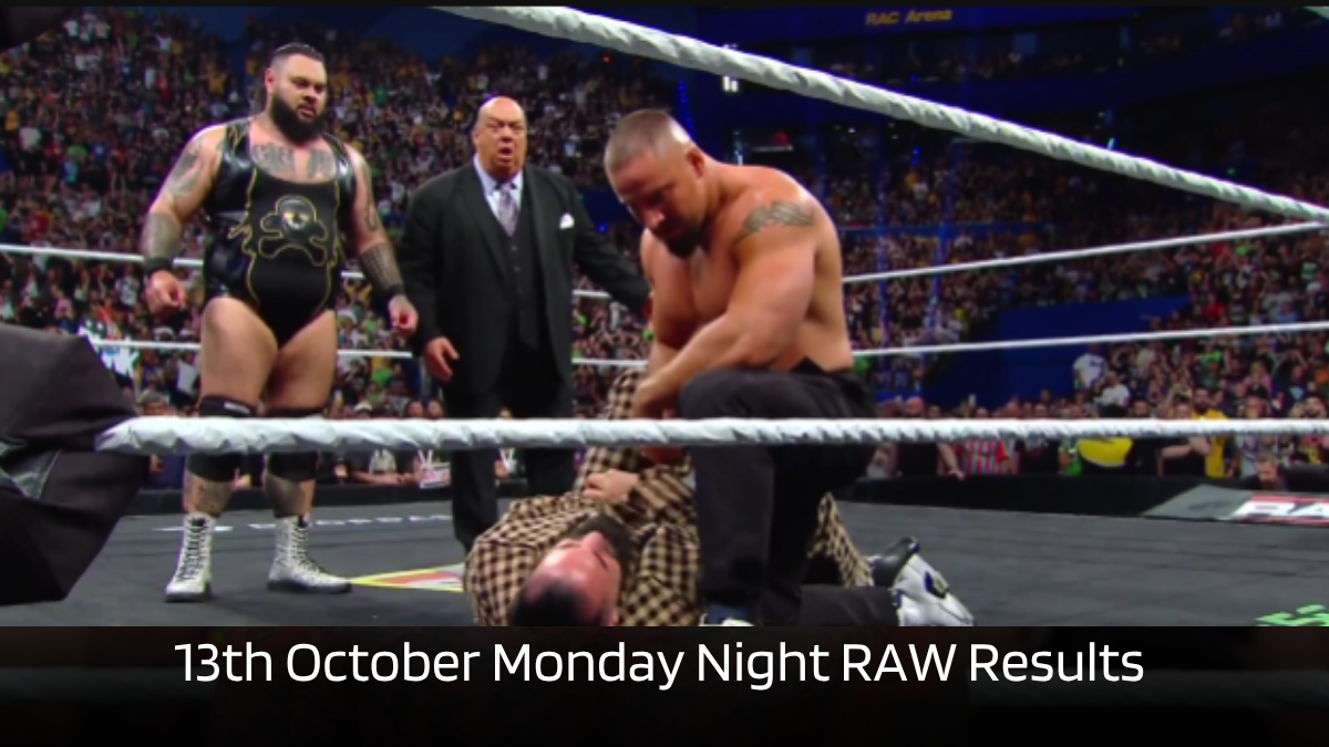 WWE RAW 13th October Perth