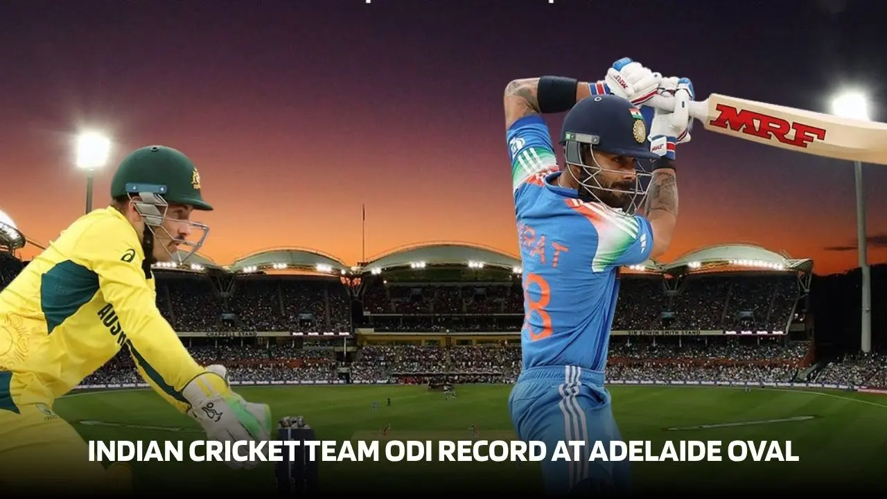 Indian Cricket Team ODI Record at Adelaide Oval