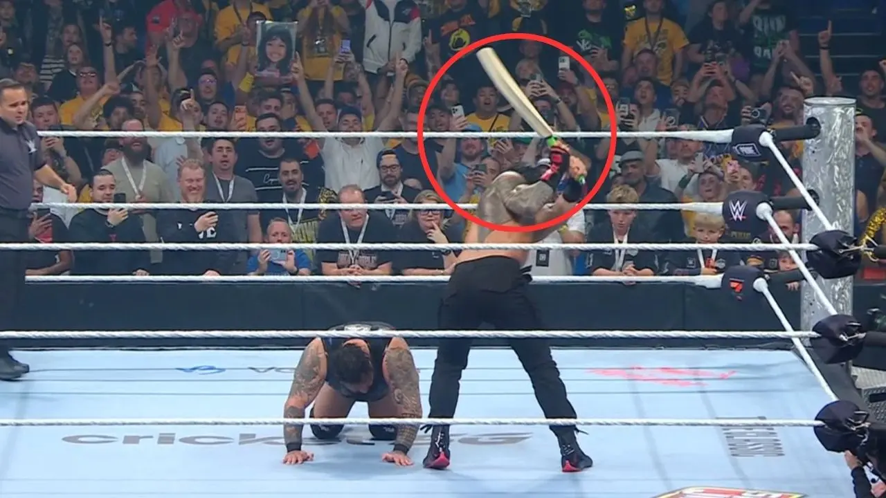 Roman Reigns used a cricket bat against Bronson Reed