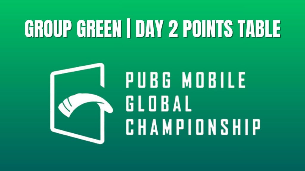 PMGC 2025 Group Green Day 2 Points Table