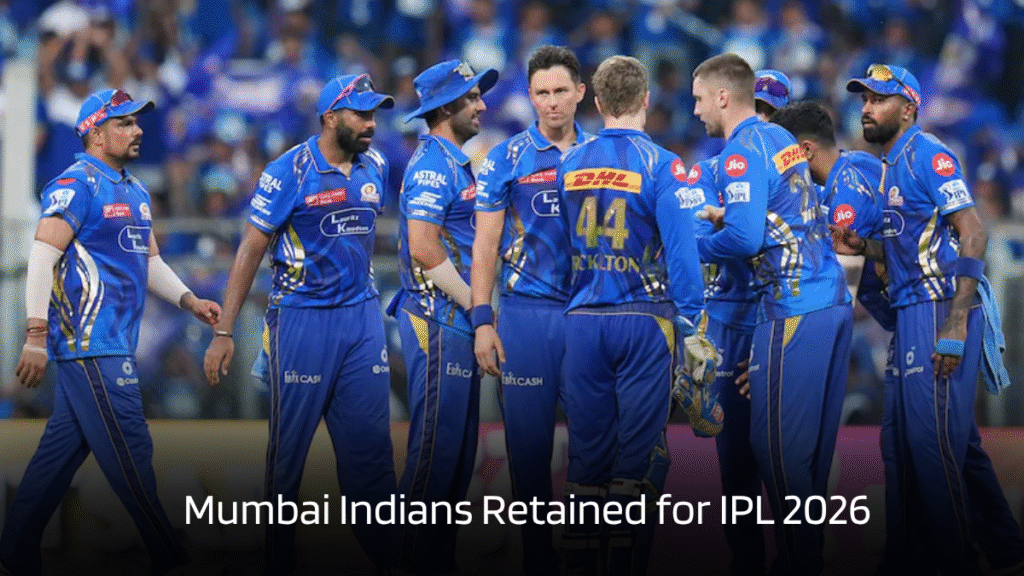 Mumbai Indians Retained for IPL 2026