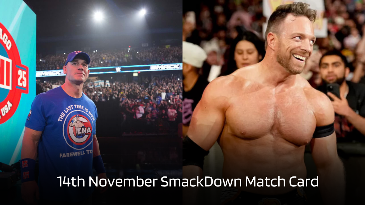 WWE SmackDown Match Card November 14, 2025