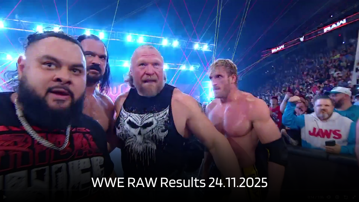 WWE RAW Results 24.11.2025