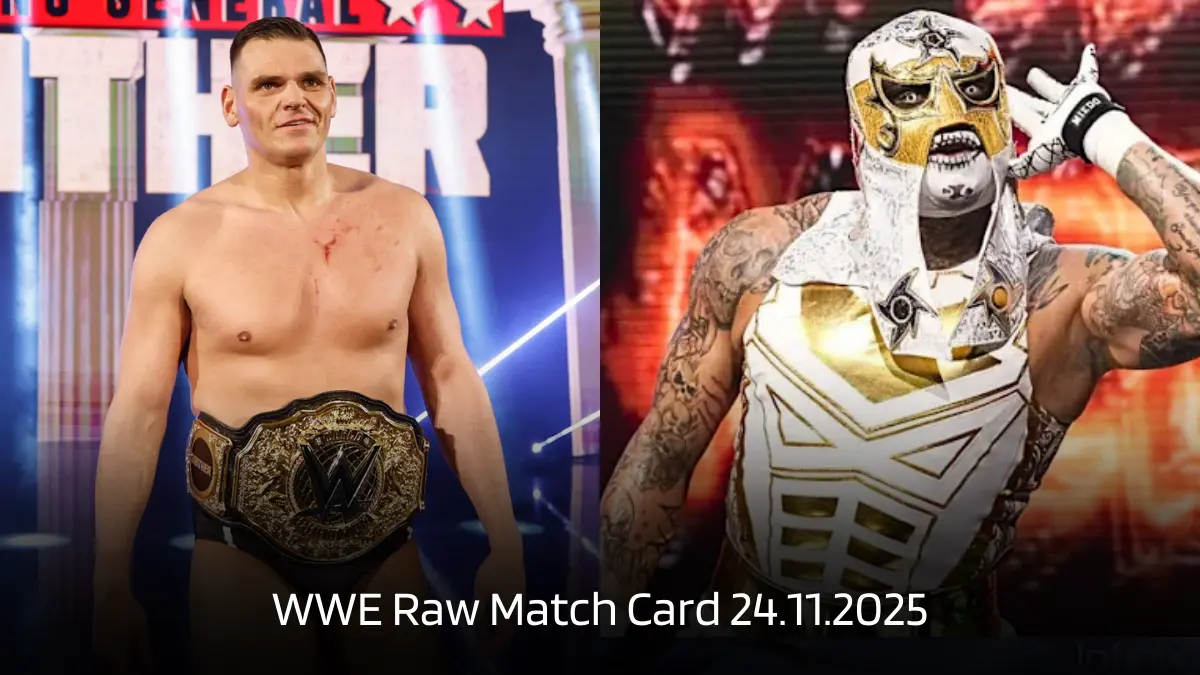 WWE Raw Match Card 24.11.2025