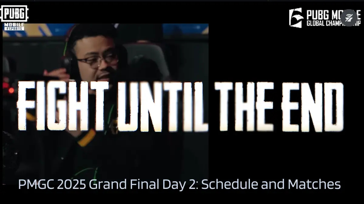PMGC 2025 Grand Finals Day 2: Schedule